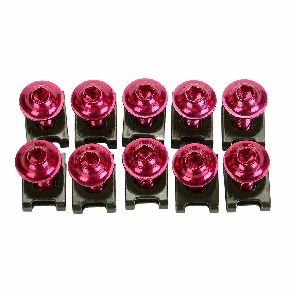 10x Fairing Bolts Clips for Kawasaki Suzuki