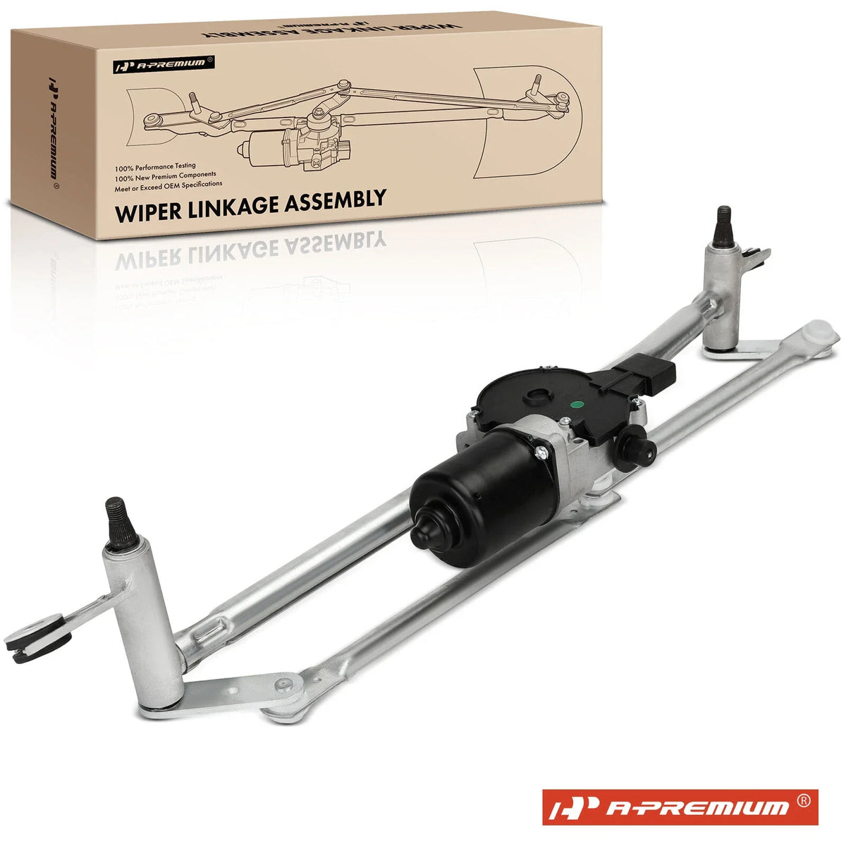 Front Wiper Motor & Linkage Assembly for Chevrolet Traverse GMC Acadia (2009–2017)