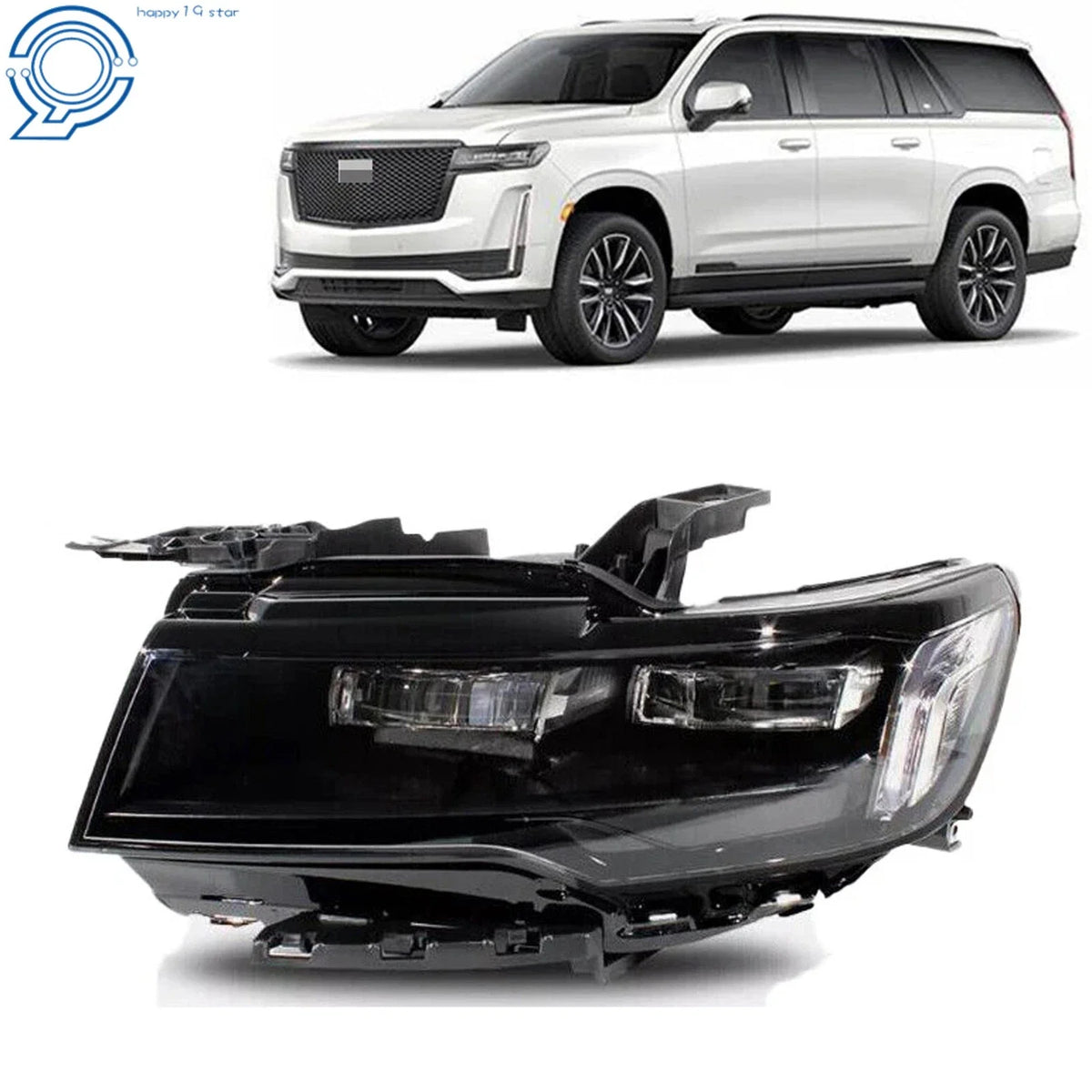 Left Side LED Headlight Assembly for Cadillac Escalade (2021–2024)