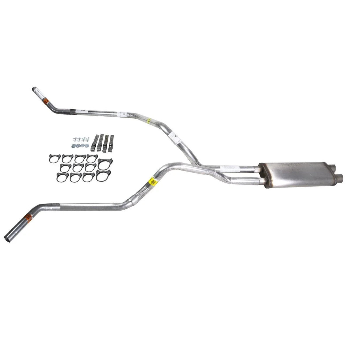 Dual Exhaust Muffler for Tundra (2000–2007) - Stainless, Corner Exit