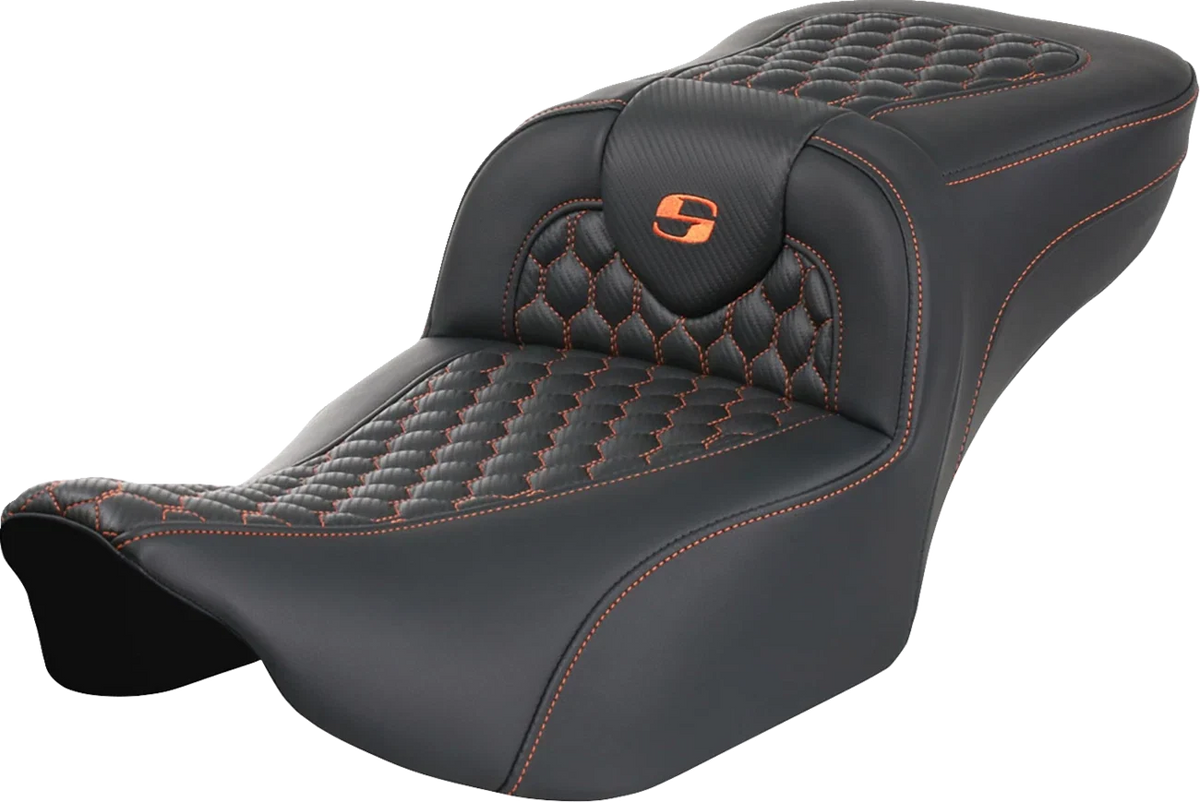 SADDLEMEN Roadsofa Extended Reach Seat for Motorcycle (Without Backrest)