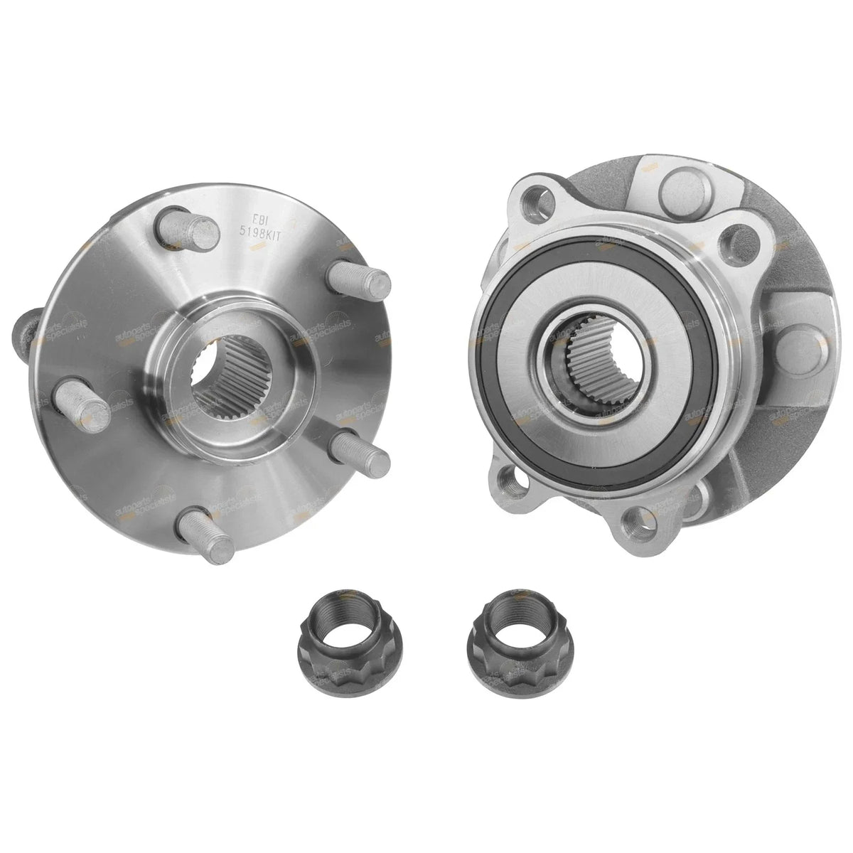 2 Front Wheel Bearing Hubs for Toyota RAV4 (2007 to 2019)