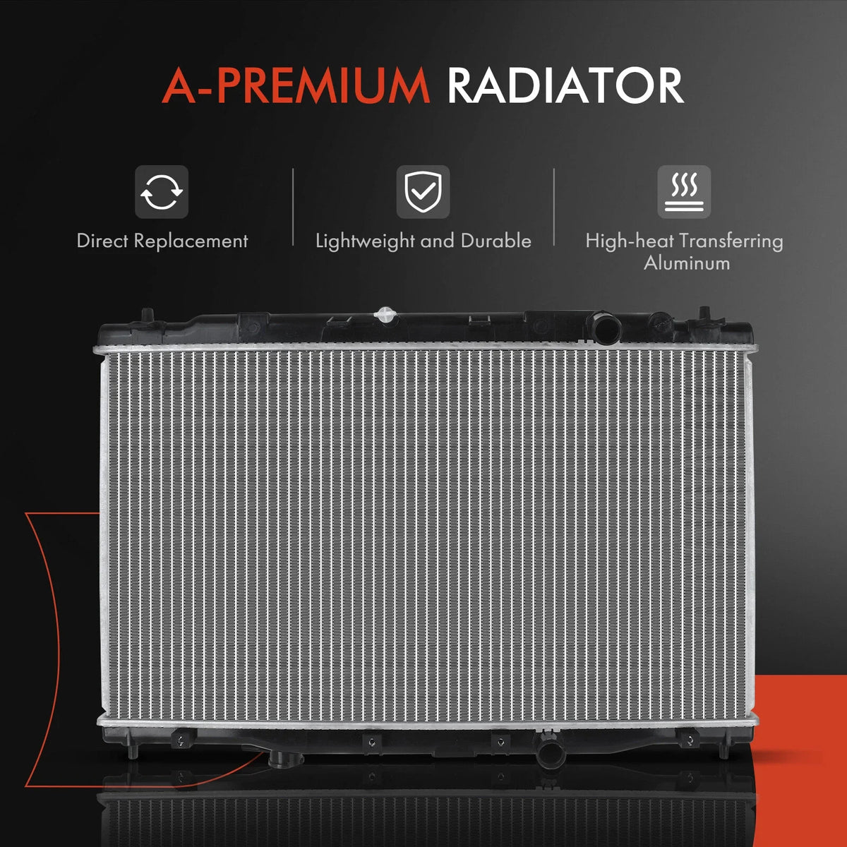 Radiator with Cooling Fan Assembly and Shroud for 2012-2014 Honda CR-V