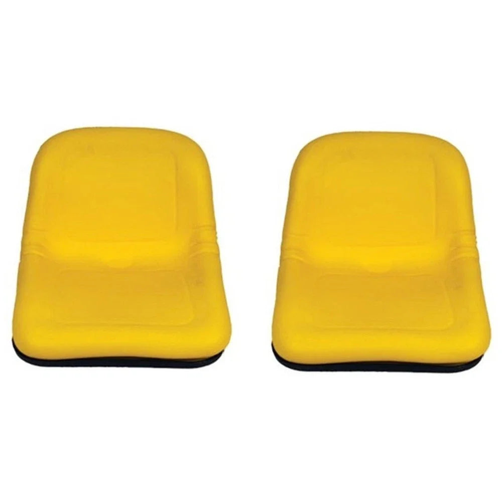 2X Yellow High Back Seat for John Deere Riding Mowers 345, 415