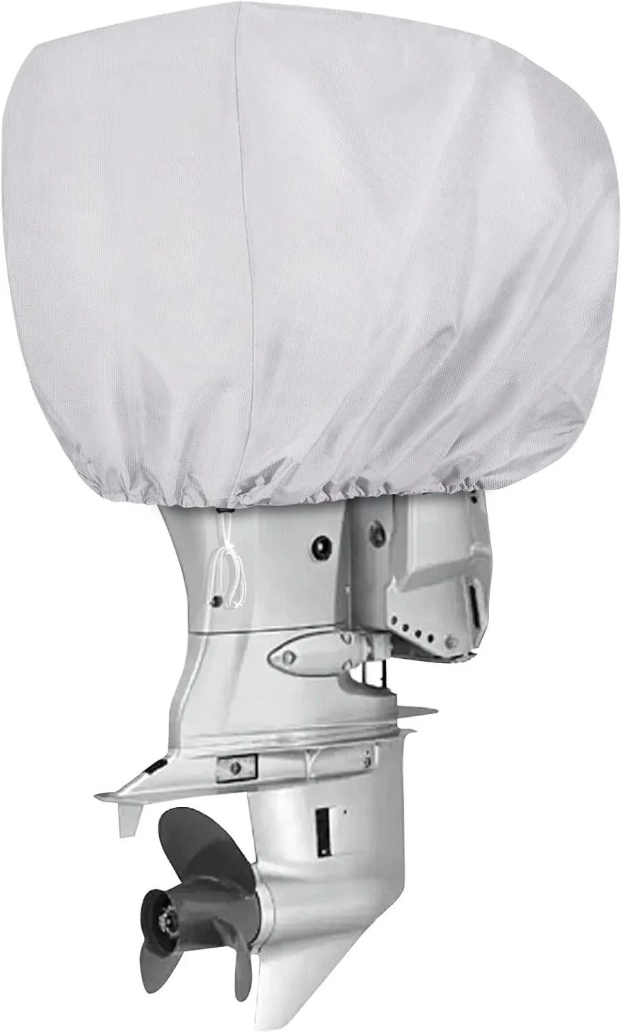 Outboard Motor Cover - Silver Finish for Universal 30-60 HP