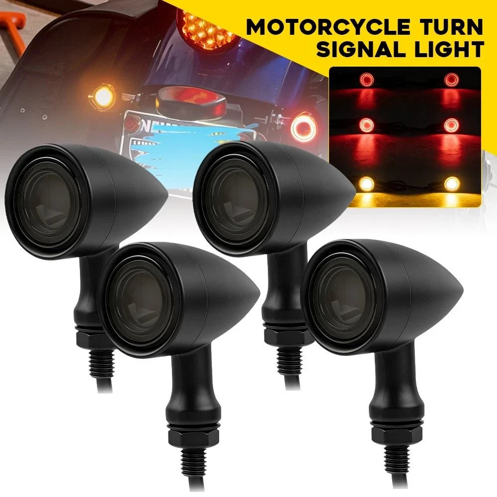 LED Bullet Turn Signal Set (4x) for Harley Sportster