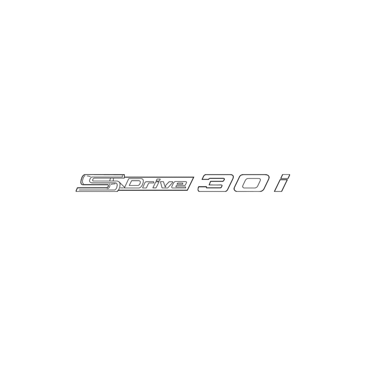 Genuine OEM Rear Emblem for BMW X3 (2011–2017) 51148737324