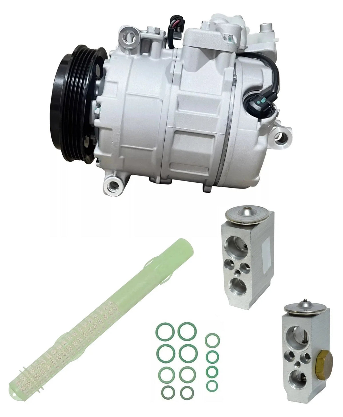 AC Compressor Kit for BMW 750Li 4.4L Turbo (2009–2012) Rear