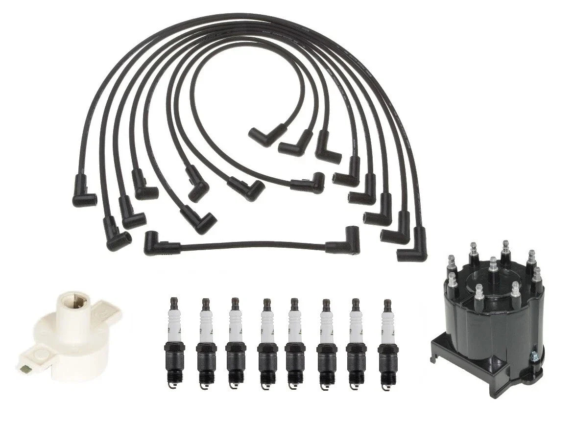 ACDelco Ignition Kit for Chevy GMC V8 (1996–2002) - Rotor, Cap, Wires, Plugs