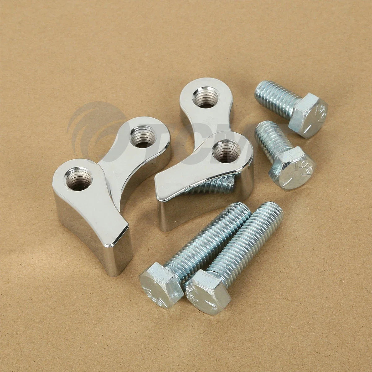 Adjustable 1" Lowering Kit in Chrome for Harley Dyna 1995-2005