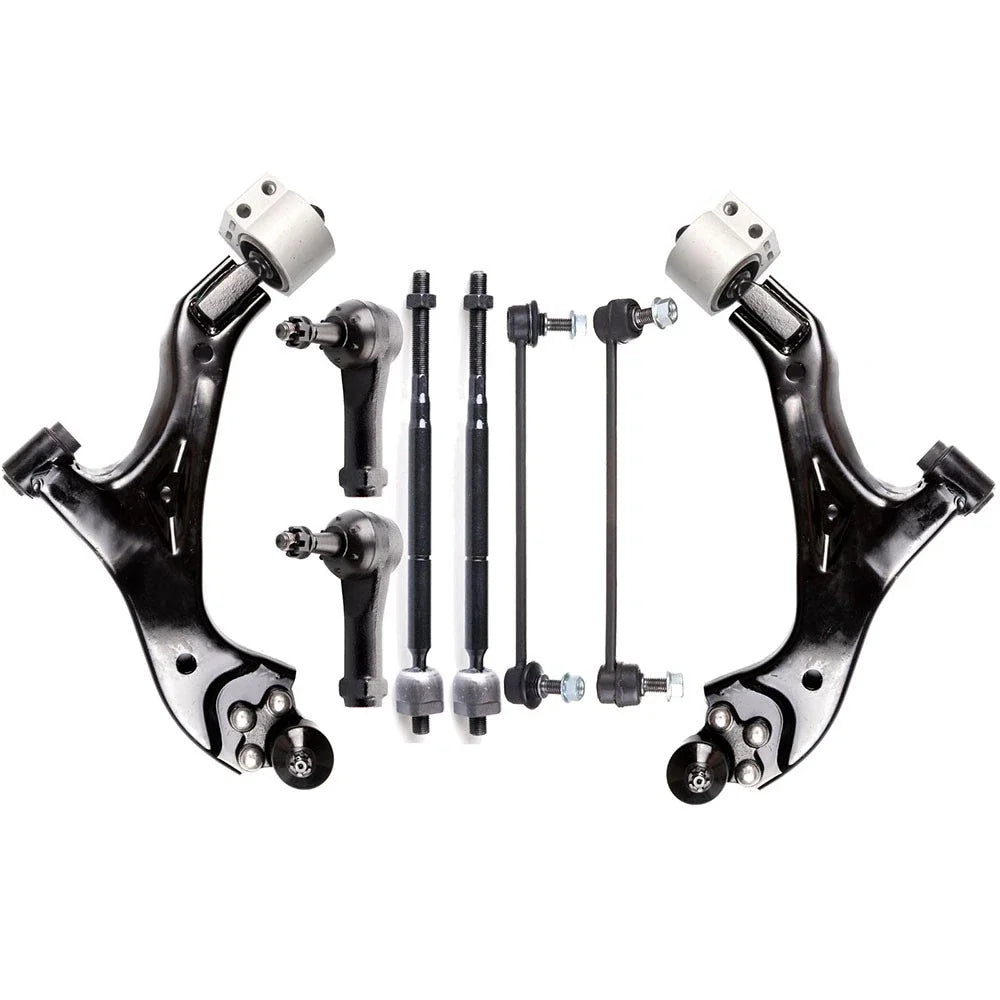 Front Lower Control Arms Sway Bars Tie Rods for Chevrolet Equinox (2005–2007)