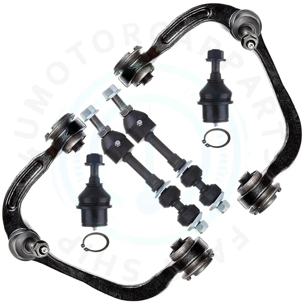 Set of 6 Front Upper Control Arms for Ford F-150 (2005–2008)