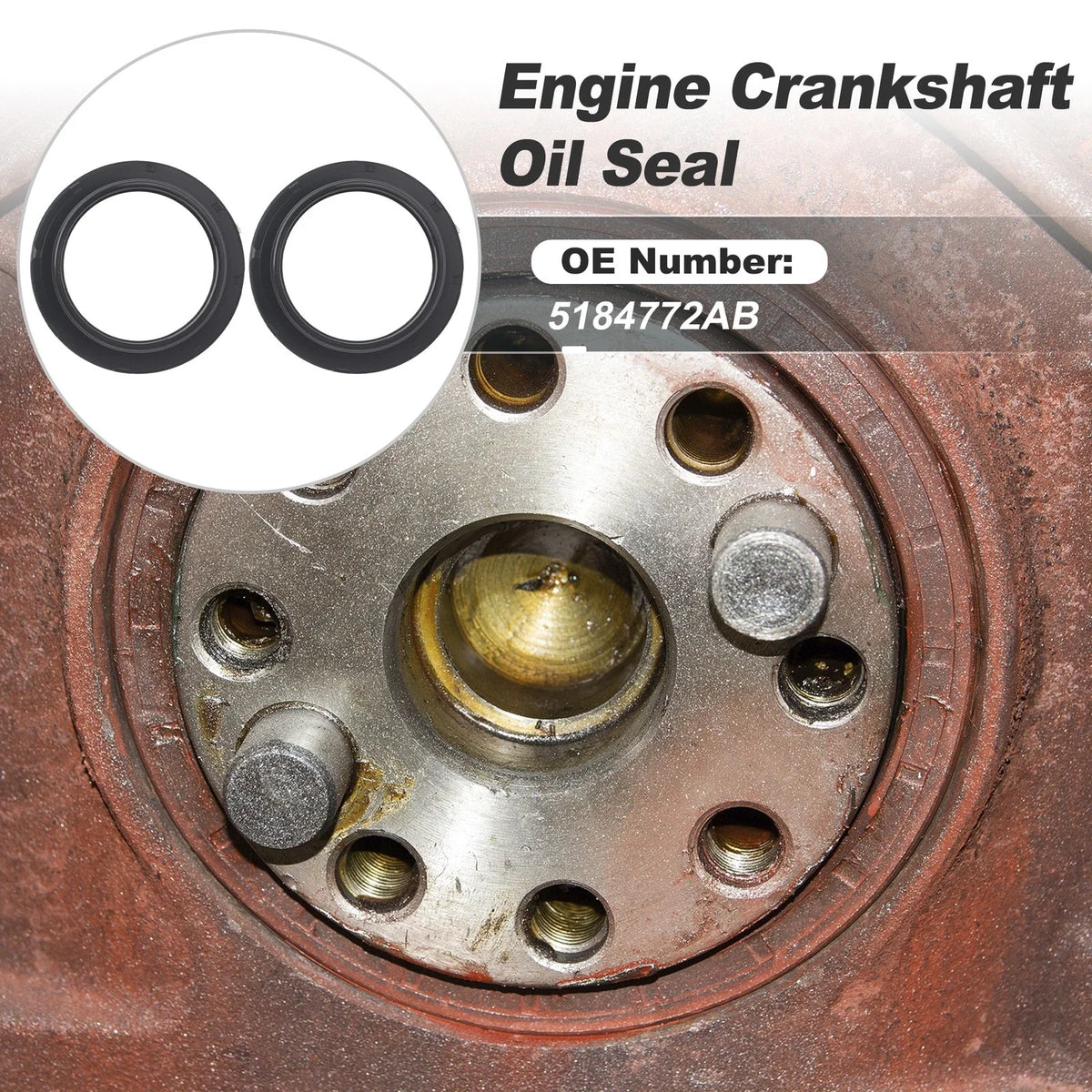 2X Camshaft Seal for Dodge Challenger (2011–2020) 5184772AB
