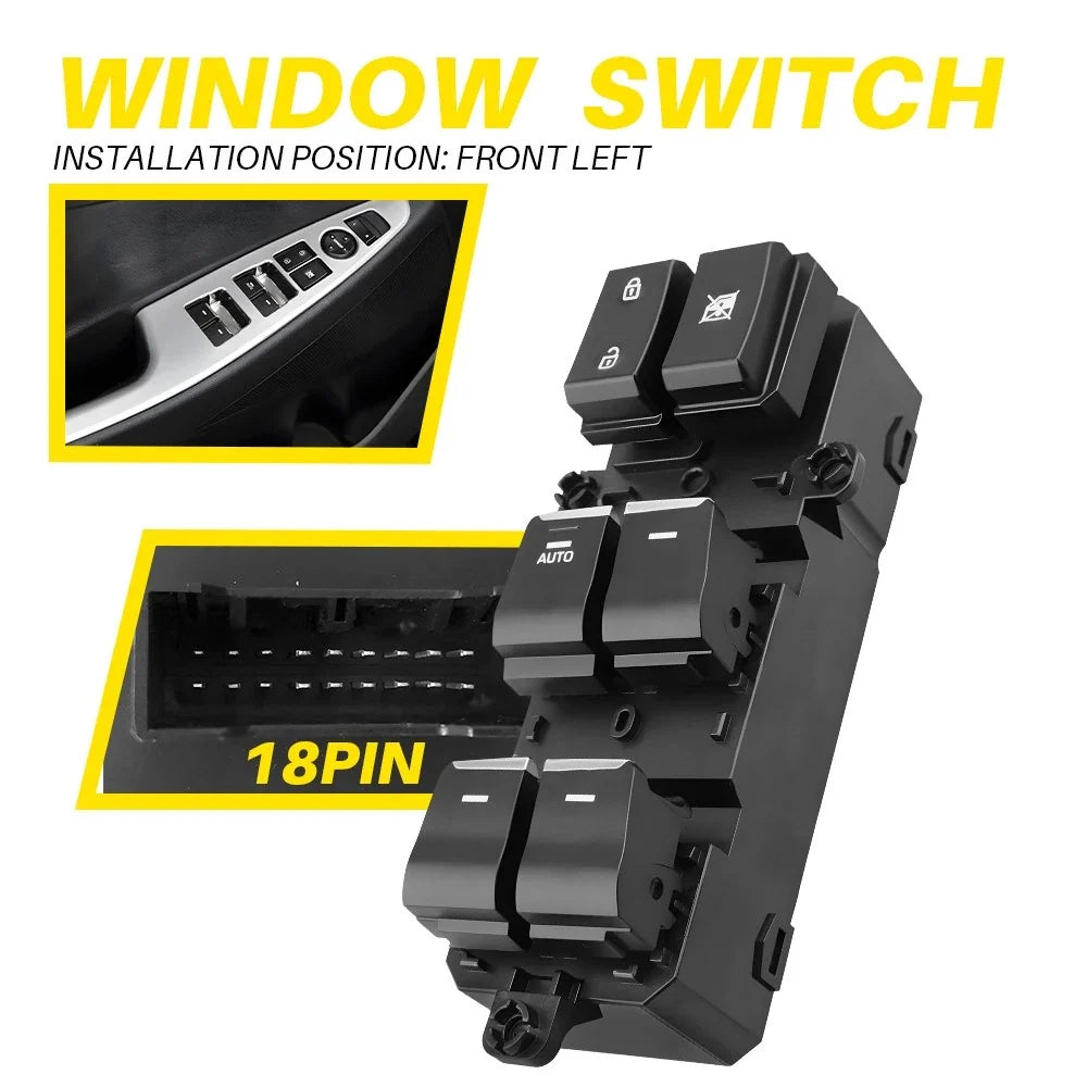 Master Power Window Switch for Hyundai Tucson (2016–2018) 93571-D3000