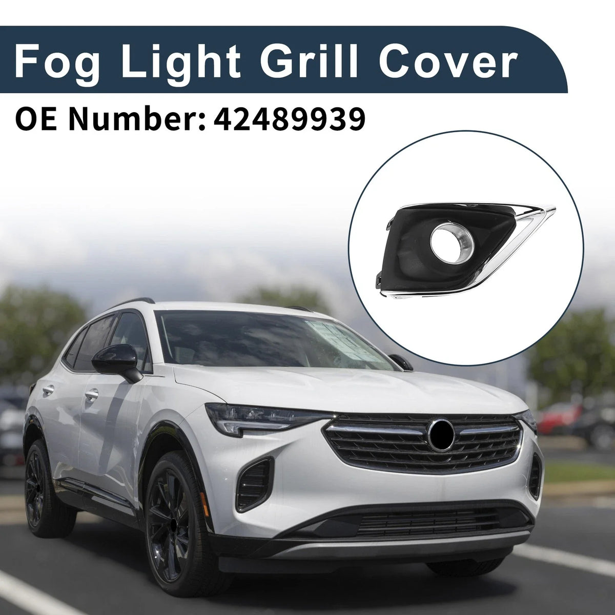 Fog Light Grill for Buick Envision (2019–2020) No. 42489939