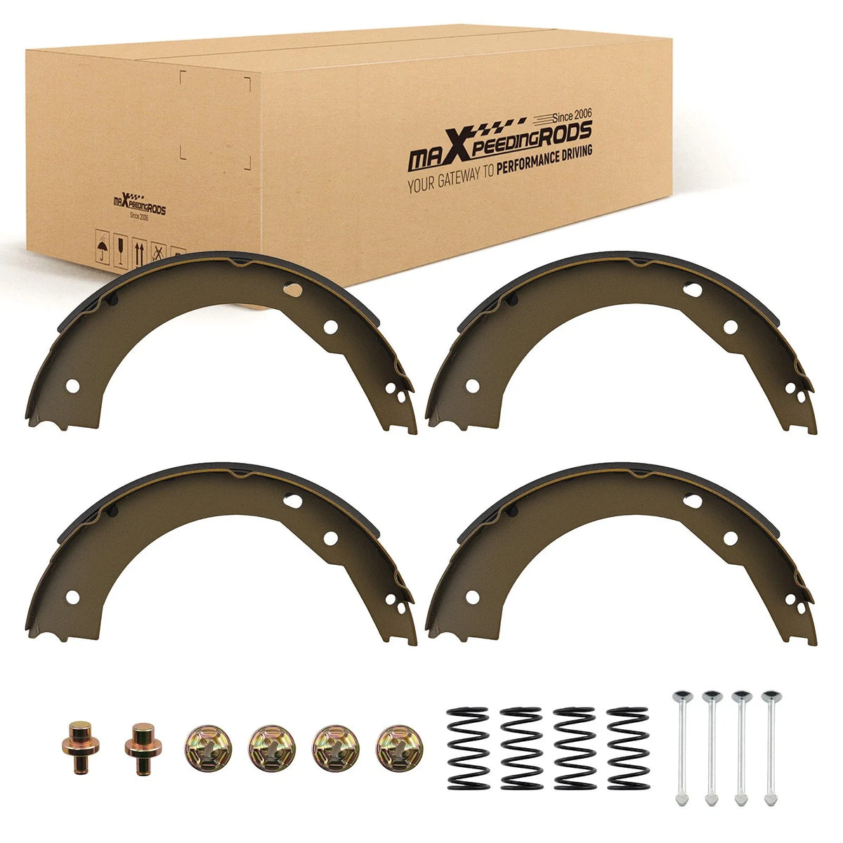 Electric Trailer Brake Shoes Replacement Kit for Dexter 5200 6000 7000 (12")