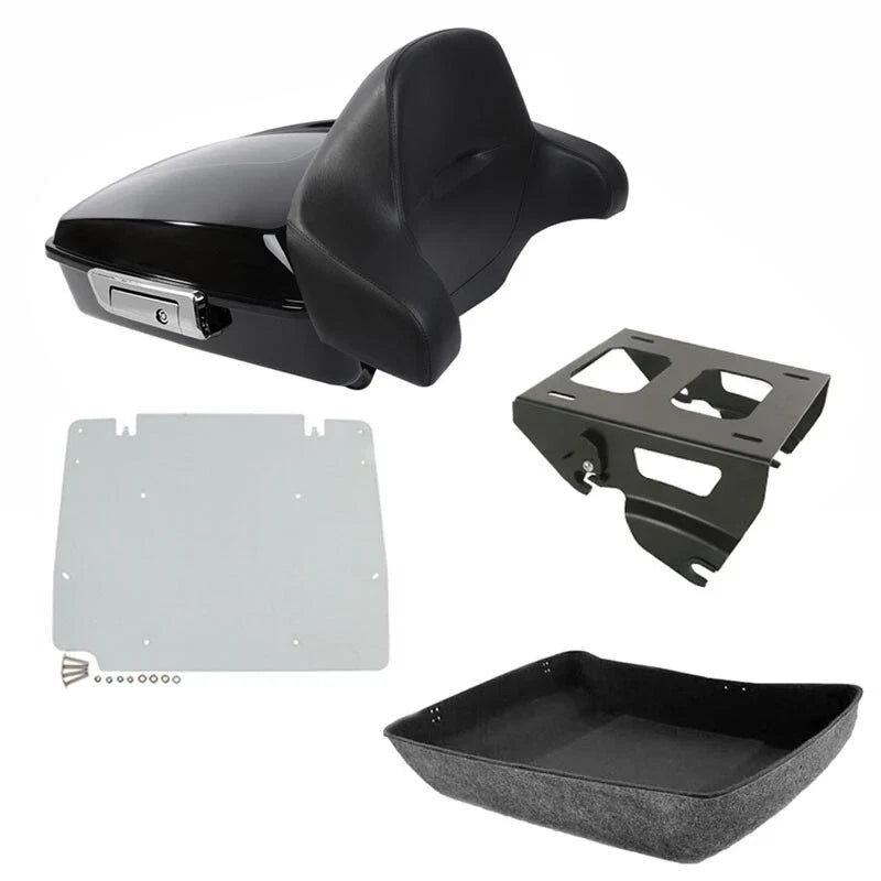 Chopped Trunk Solo Mount Plate for Harley Touring Models 2014-2026