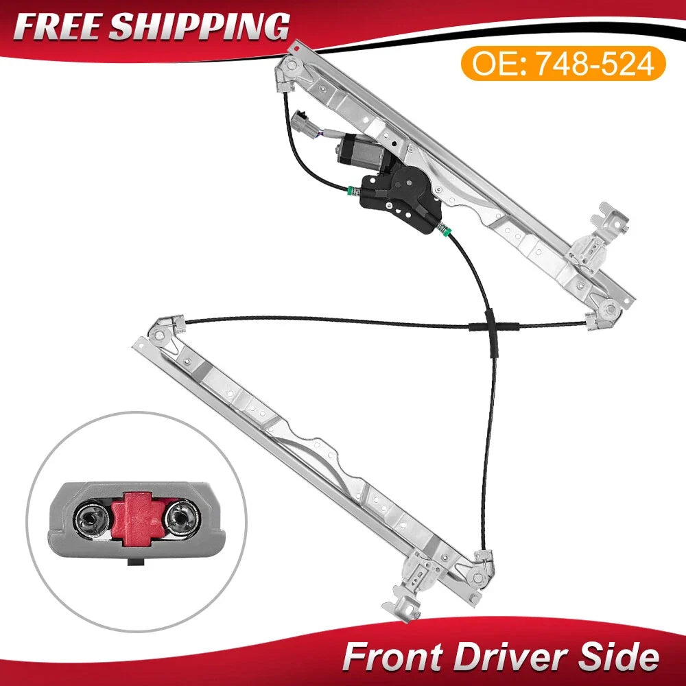 Power Window Regulator and Motor for Front Driver Side Nissan Titan 2004-2015