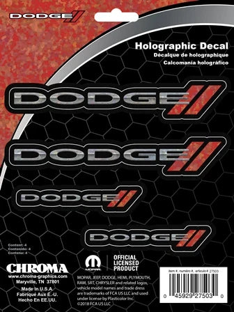 Set of 2 Holographic Decal Stickers for Ram Truck (2010–2023) 27503