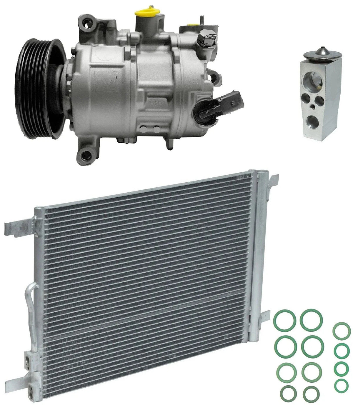 A C Compressor Kit With Condenser for Volkswagen Tiguan 1.4L (2020–2024)