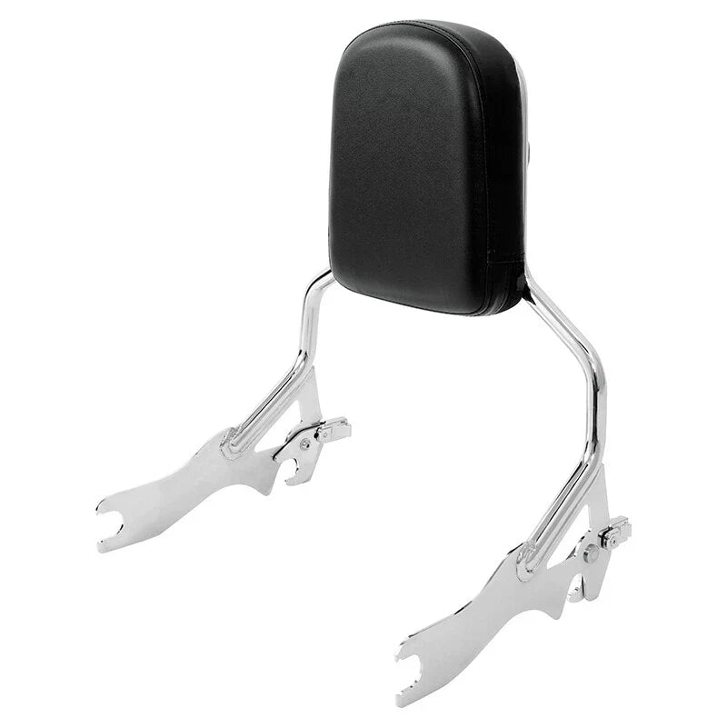 Chrome Sissy Bar Backrest Pad for Softail Fat Bob 2018–2025