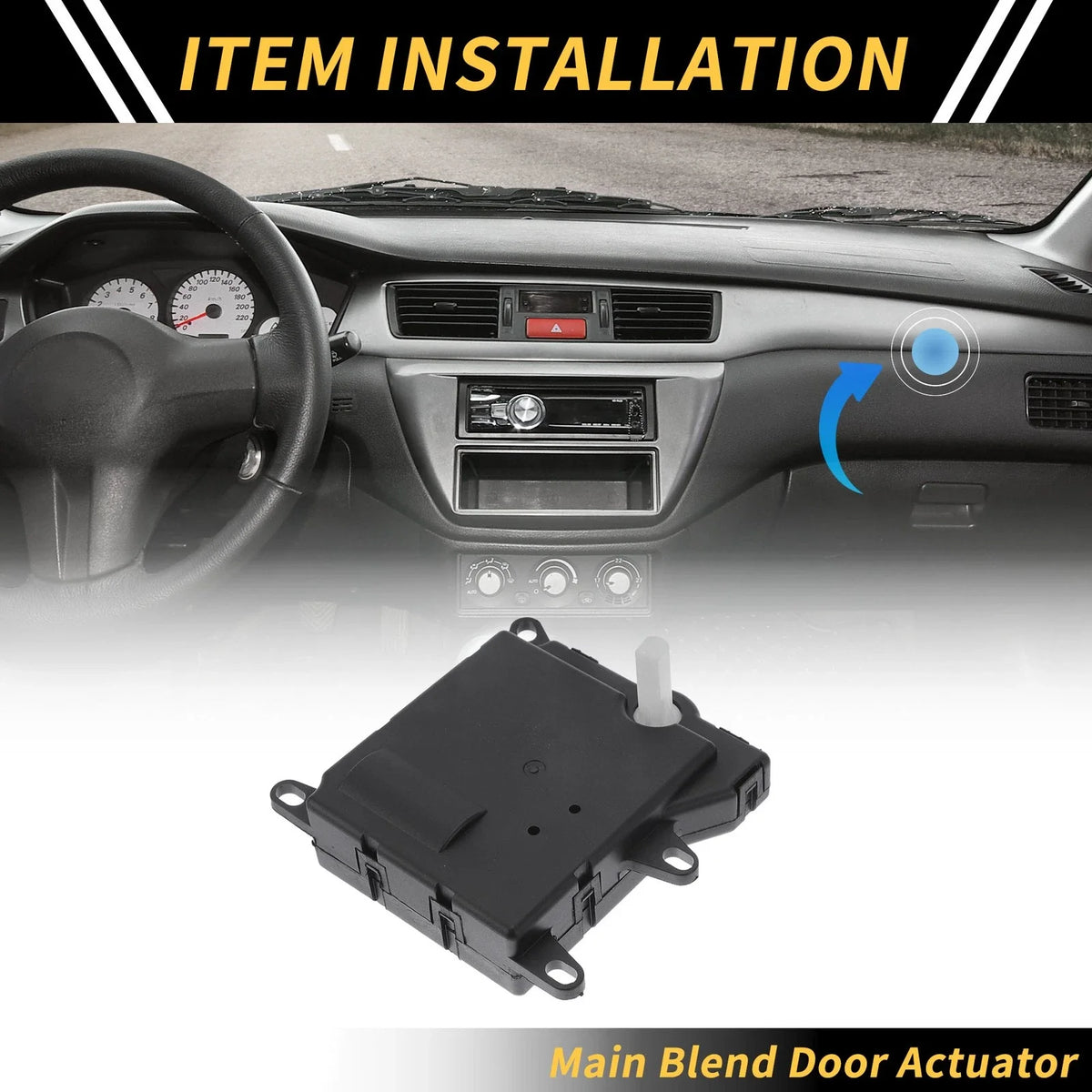 HVAC Air Door Actuator Heater Blend for Ford F650 (2001–2008) 3C3Z19E616BA