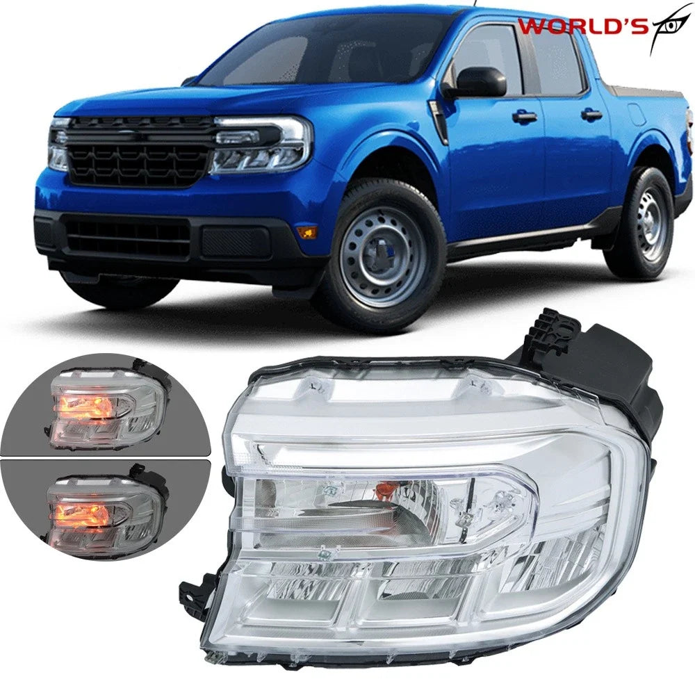 LED Headlight for Ford Maverick XL/XLT (2022–2024) Chrome Driver Side
