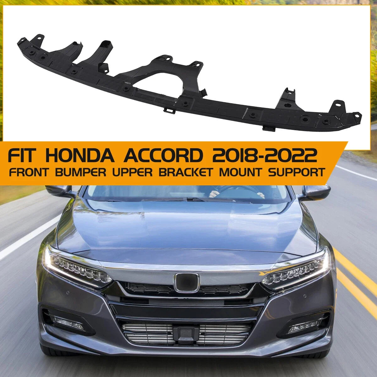 Front Bumper Upper Bracket Mount for Honda Accord (2018–2022)
