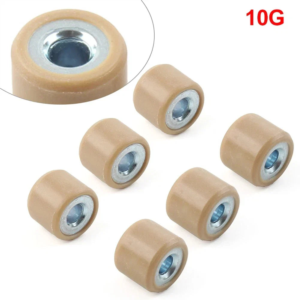6 Variator Rollers for GY6 50cc Moped Scooter