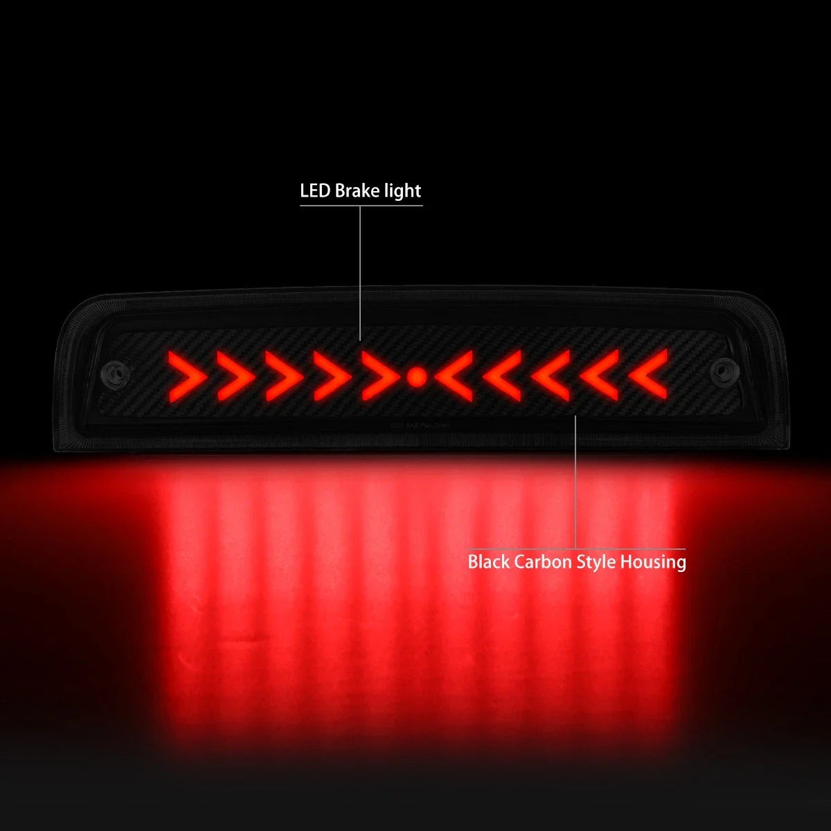 Sequential Arrow LED Third Brake Light for Dodge Ram 1500 (2009–2018)