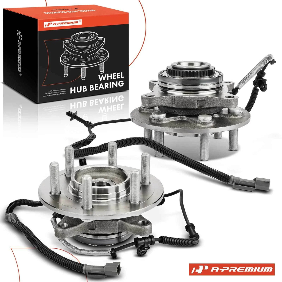 2X Front Wheel Hub and Bearing Assembly for Ford F-150 (2018–2020)
