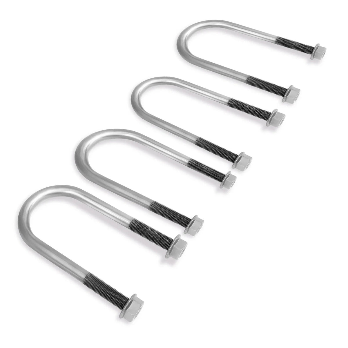 4-Piece U Bolt Kit for 2 Inch Axle Tube (6 Inch Long)