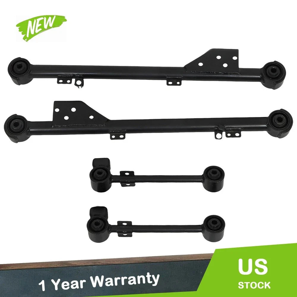 Set of 2 Rear Upper & Lower Control Arms for Infiniti QX4 1997-2004