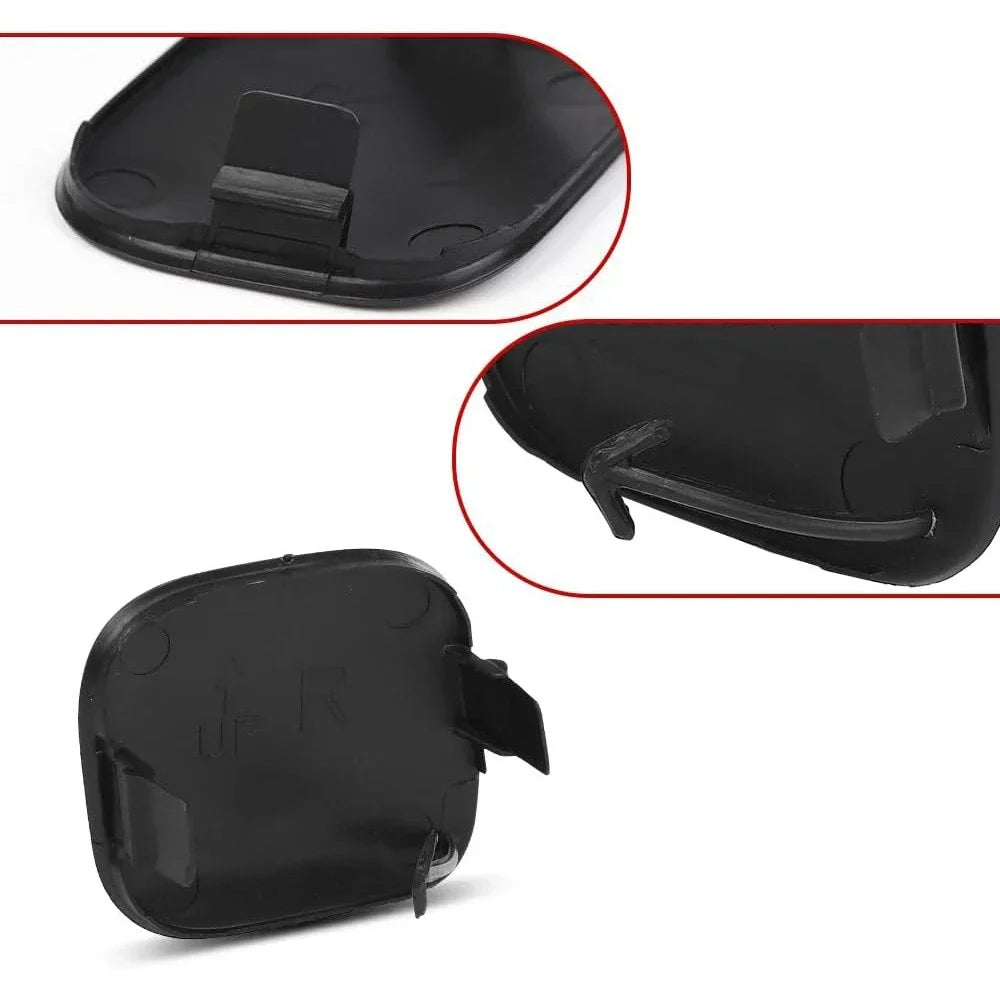 Front Bumper Tow Hook Eye Covers - Left & Right for 2014-2016 Highlander