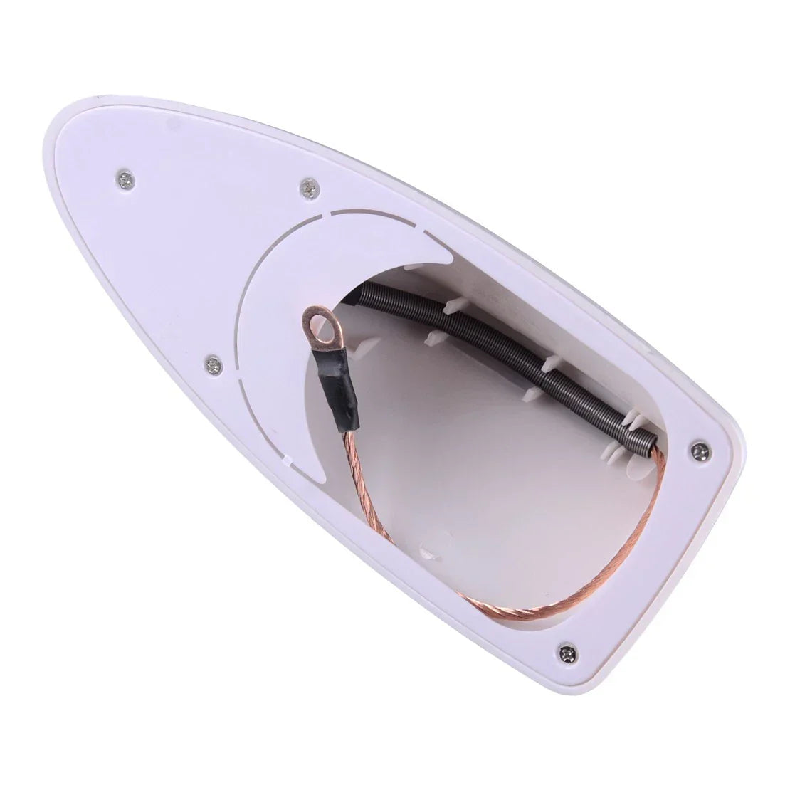 Roof Radio Shark Fin Antenna - White for Nissan Qashqai J11 2014-2019