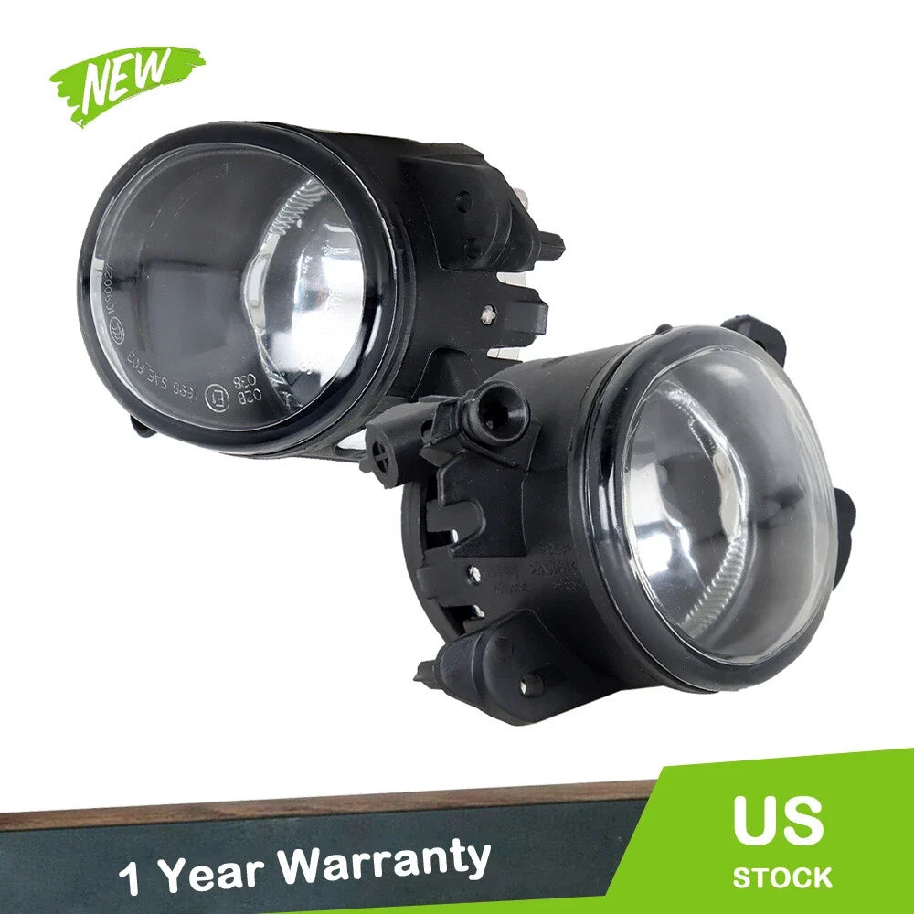 Clear Lens Fog Light Lamp Pair for Mercedes Benz