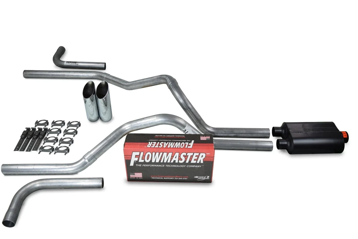 2.5" Flowmaster Super 40 Dual Exhaust Kit for 1500 Chevy GMC (2007-2014)
