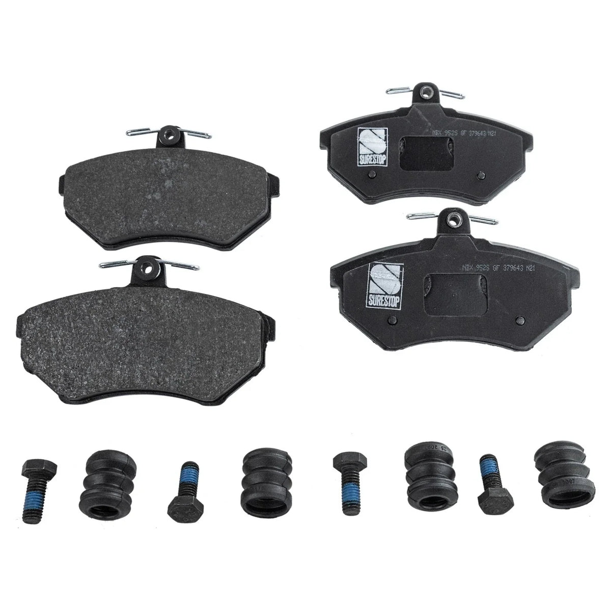 Disc Rotors and Brake Pads Kit for VW Golf Jetta Passat Cabrio