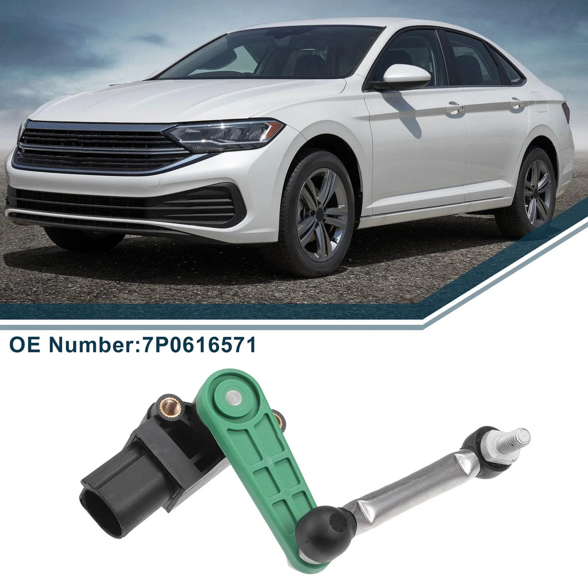 Suspension Ride Height Level Sensor for VW Touareg (2011–2018) 7P0616571