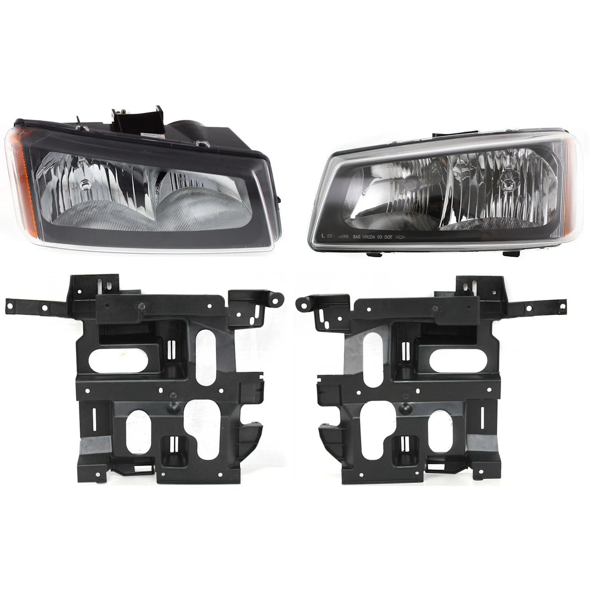 Headlight Set for Chevy Avalanche 2500 (2002–2006) Left Right
