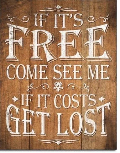 Metal Wall Sign for Home Kitchen Decor