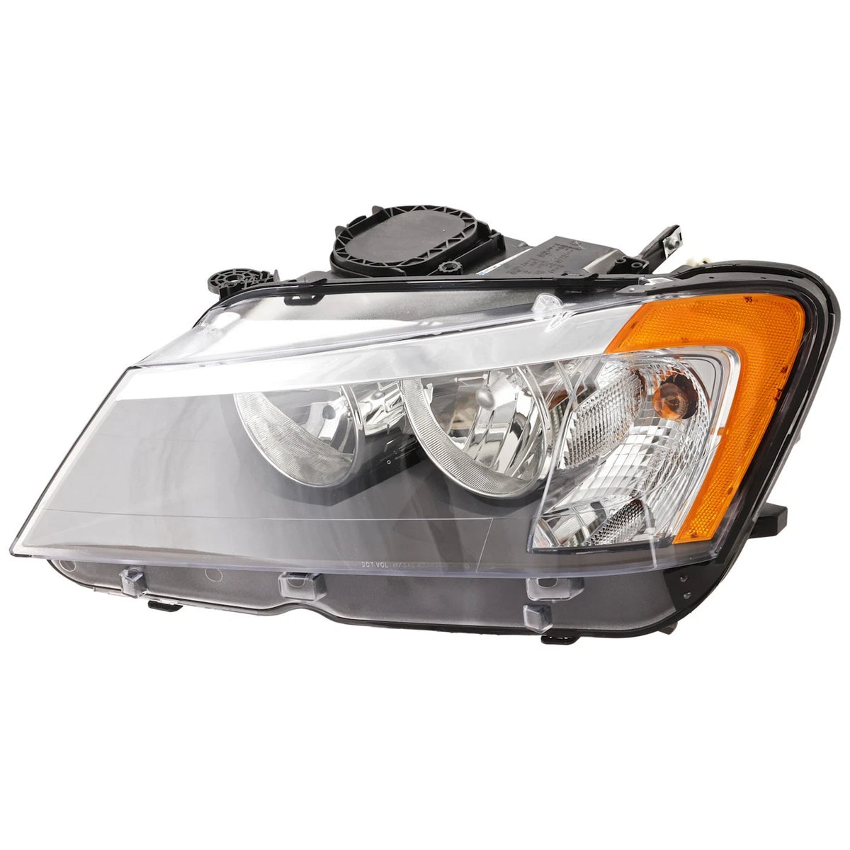 Driver Side Headlight for BMW X3 (2011–2014) Halogen with Bulb(s)