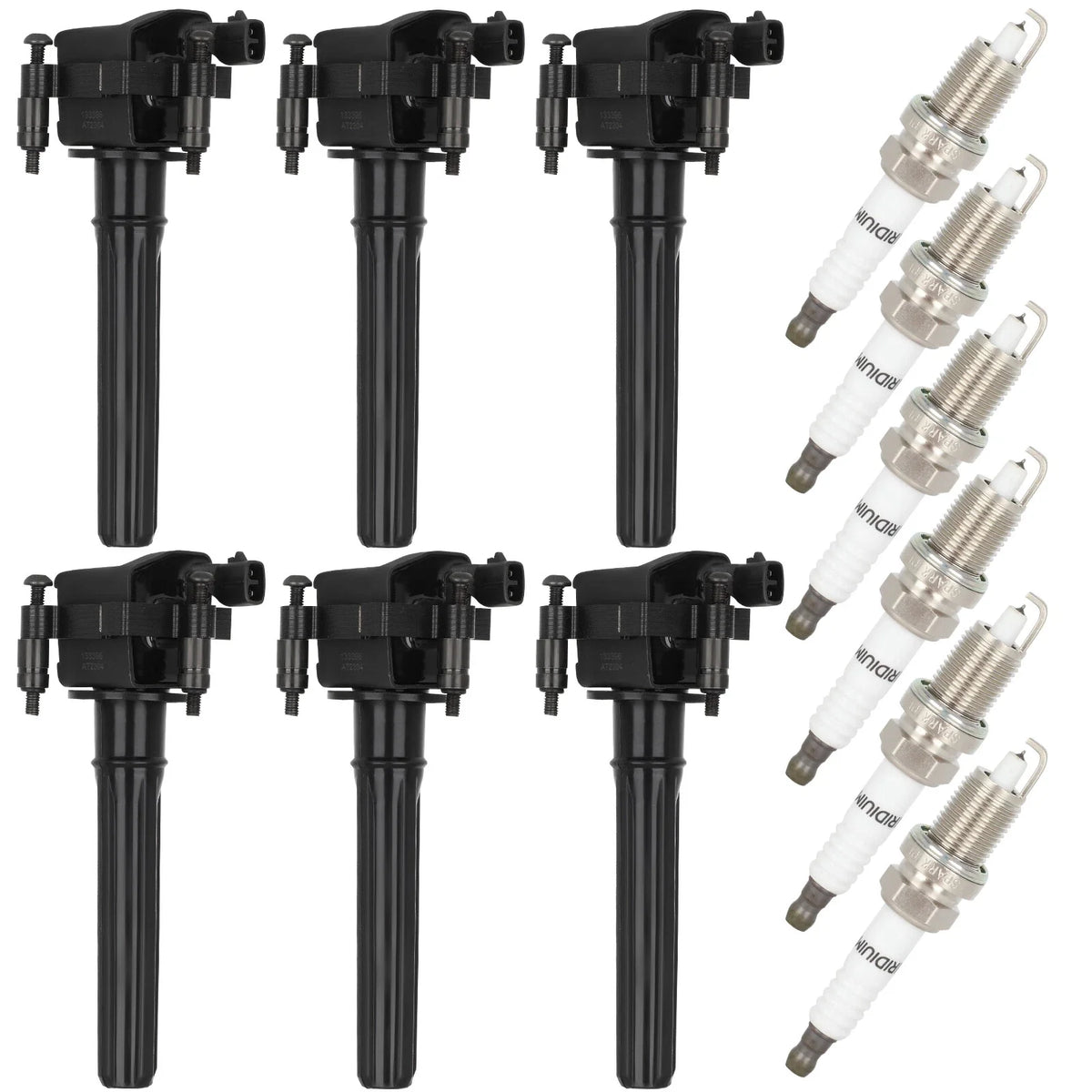 Set of 6 Ignition Coil Spark Plugs for 3.5L V6 Chrysler Models