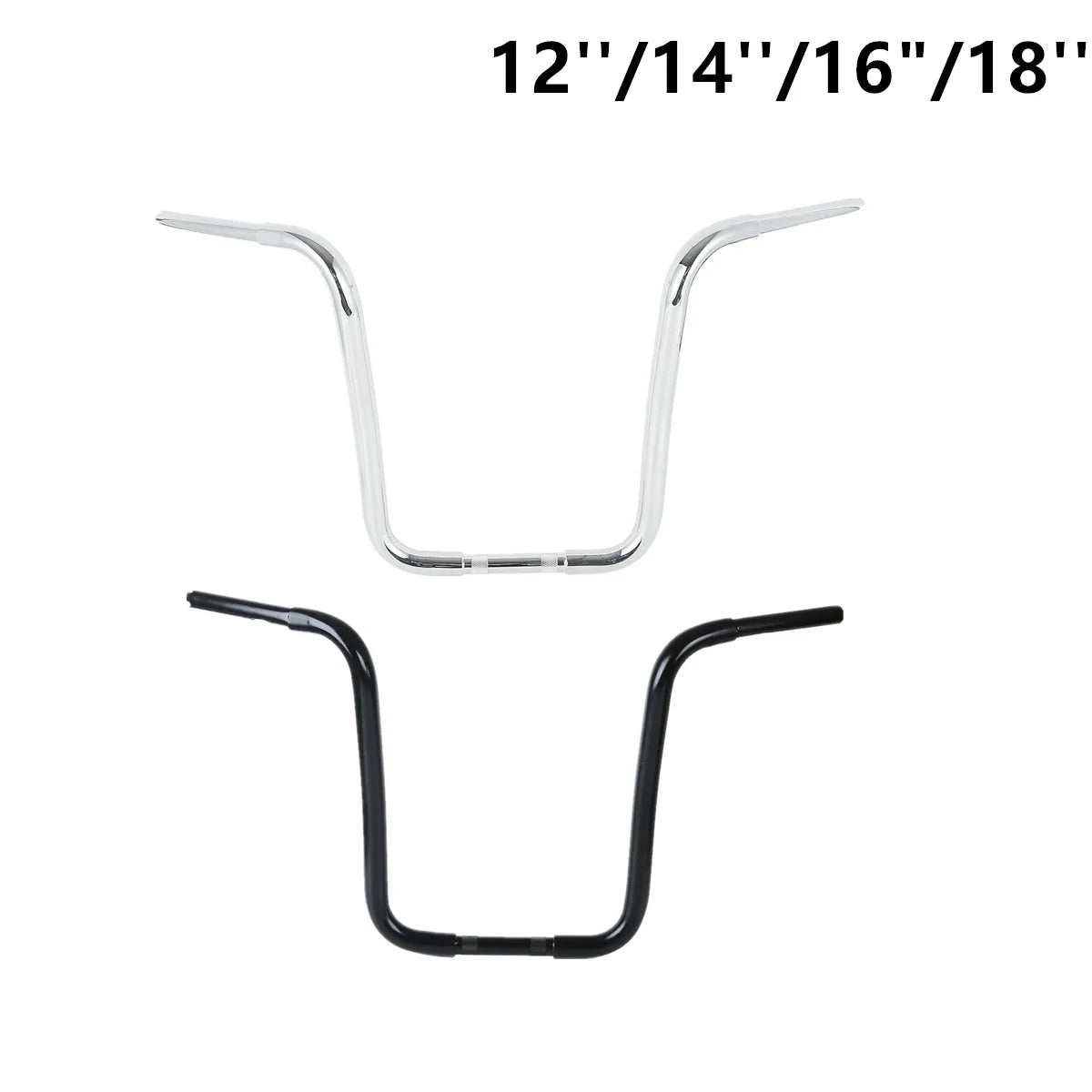 1 1/4" Ape Hanger Handlebar for Sportster Harley (12"/14"/16"/18")