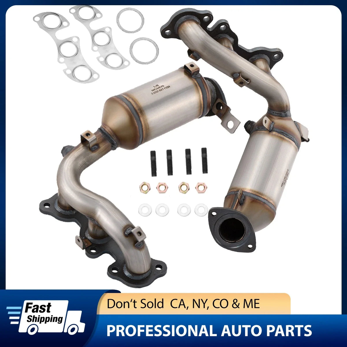Exhaust Catalytic Converter for 3.3L FWD Toyota Sienna (2004-2006)