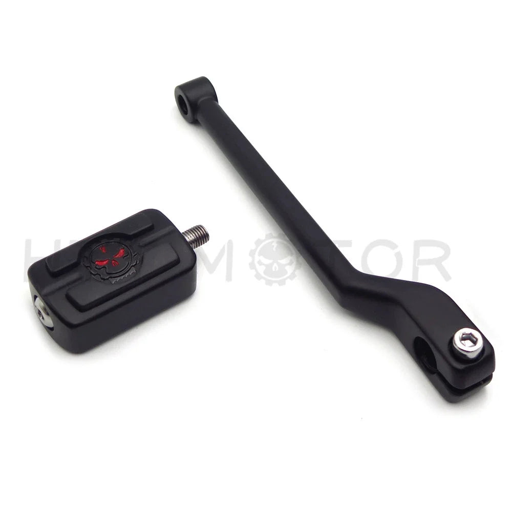 Heel Shift Lever with Skull Peg for Touring Harley Models 2014-2023
