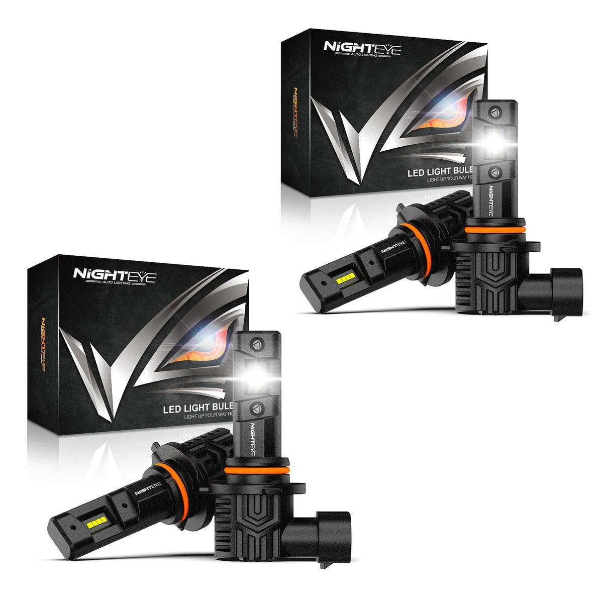 LED Headlight Kit Bulbs 9005 9006 - 4X Bright White 40000LM