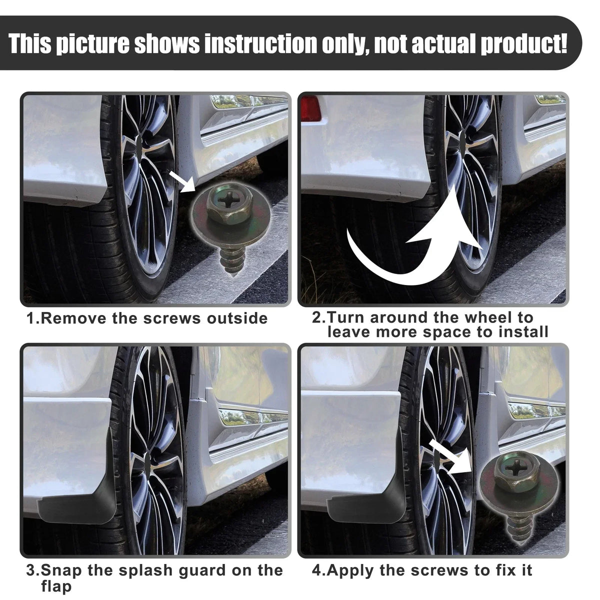 Mud Flaps Set for Dodge Ram (2009-2018) - Splash Guards