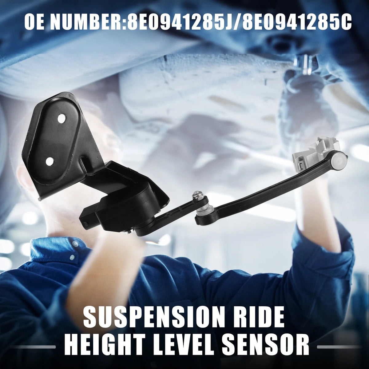 Air Suspension Ride Height Level Sensor for Audi A4 (2002–2009) 8E0941285J