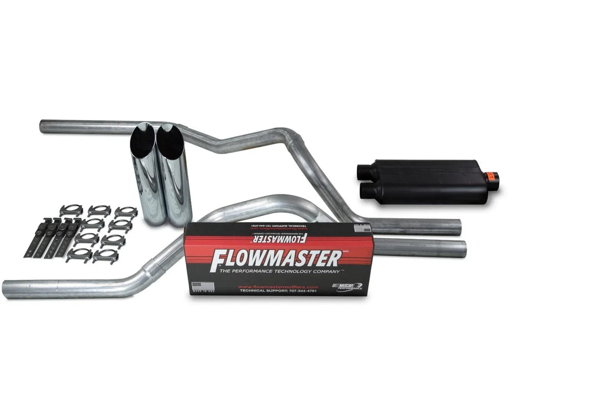 Dual Exhaust Kit for Chevy GMC 1500 Truck (2007–2014) 2.5" Flowmaster